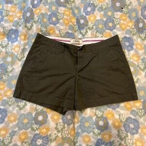 Old Navy Perfect 5" Shorts Perfect Khaki Olive Green Size 6